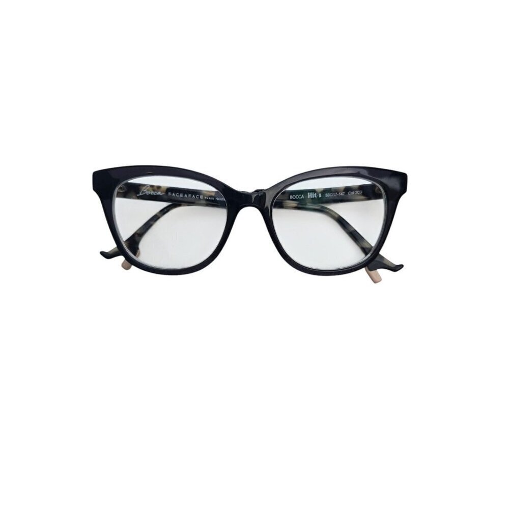 Vintage FACE A FACE Eyeglass BOCCA Hit 1 Stylish UNIQUE Specs Heels Temples